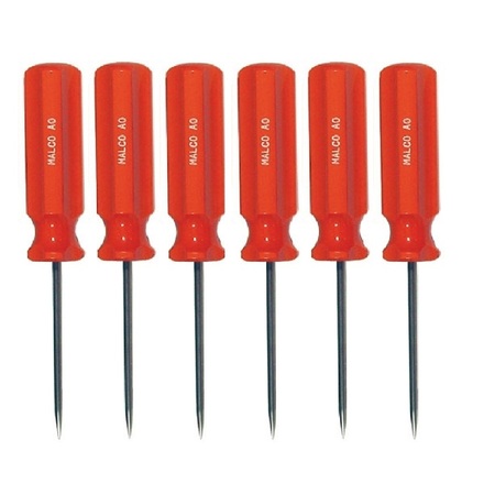 MALCO A0 1/8 in. Scratch Awl with Regular Grip, 6-Pack A0-6